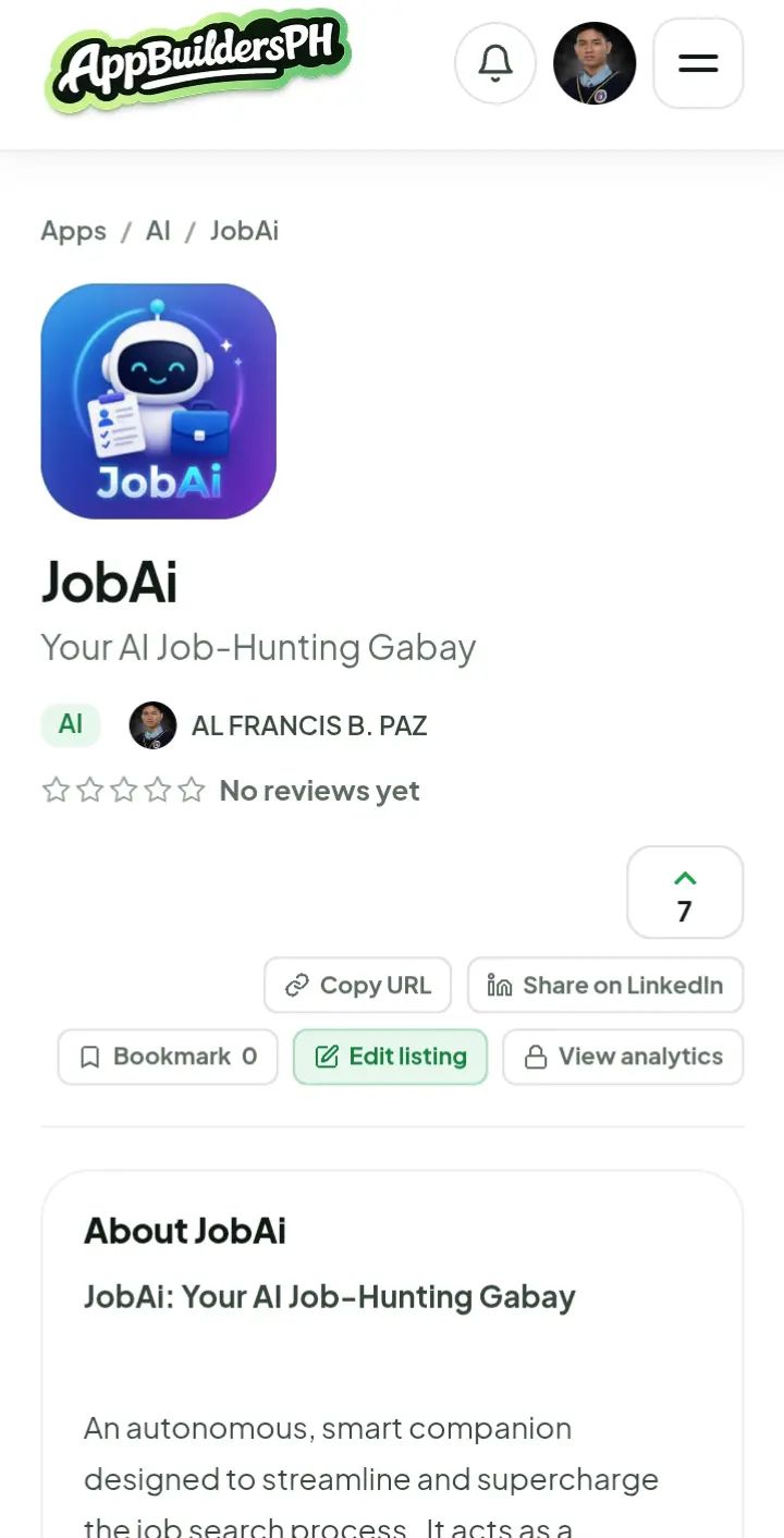 JobAi Screen